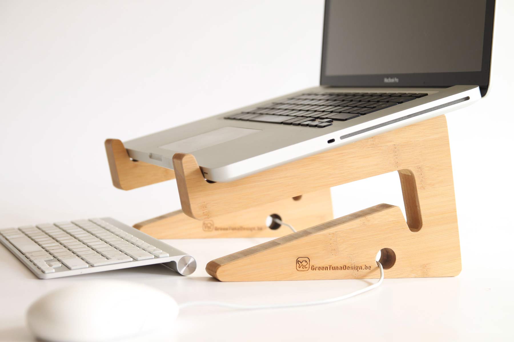 Bamboo Laptop  Stand  Supawell