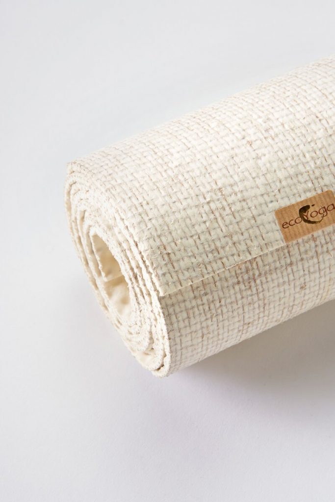 Jute & Rubber Yoga Mat Natural Supawell