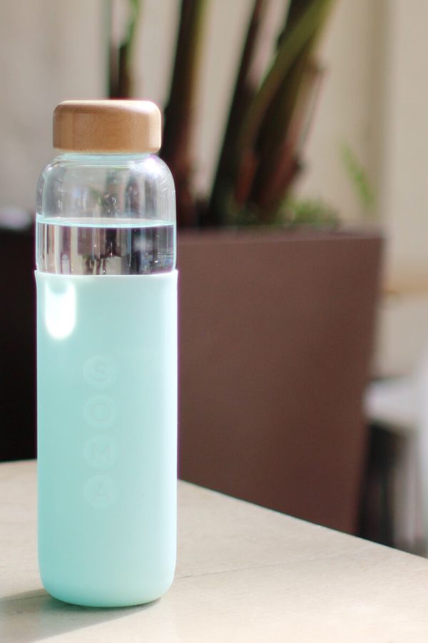 Soma Glass Water Bottle 17oz - Mint
