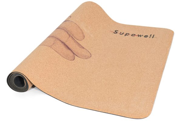 Eco Cork Yoga Mat Supawell - Hand Roll