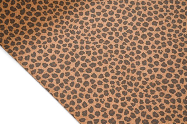Eco Cork Yoga Mat Supawell - Leopard Detail