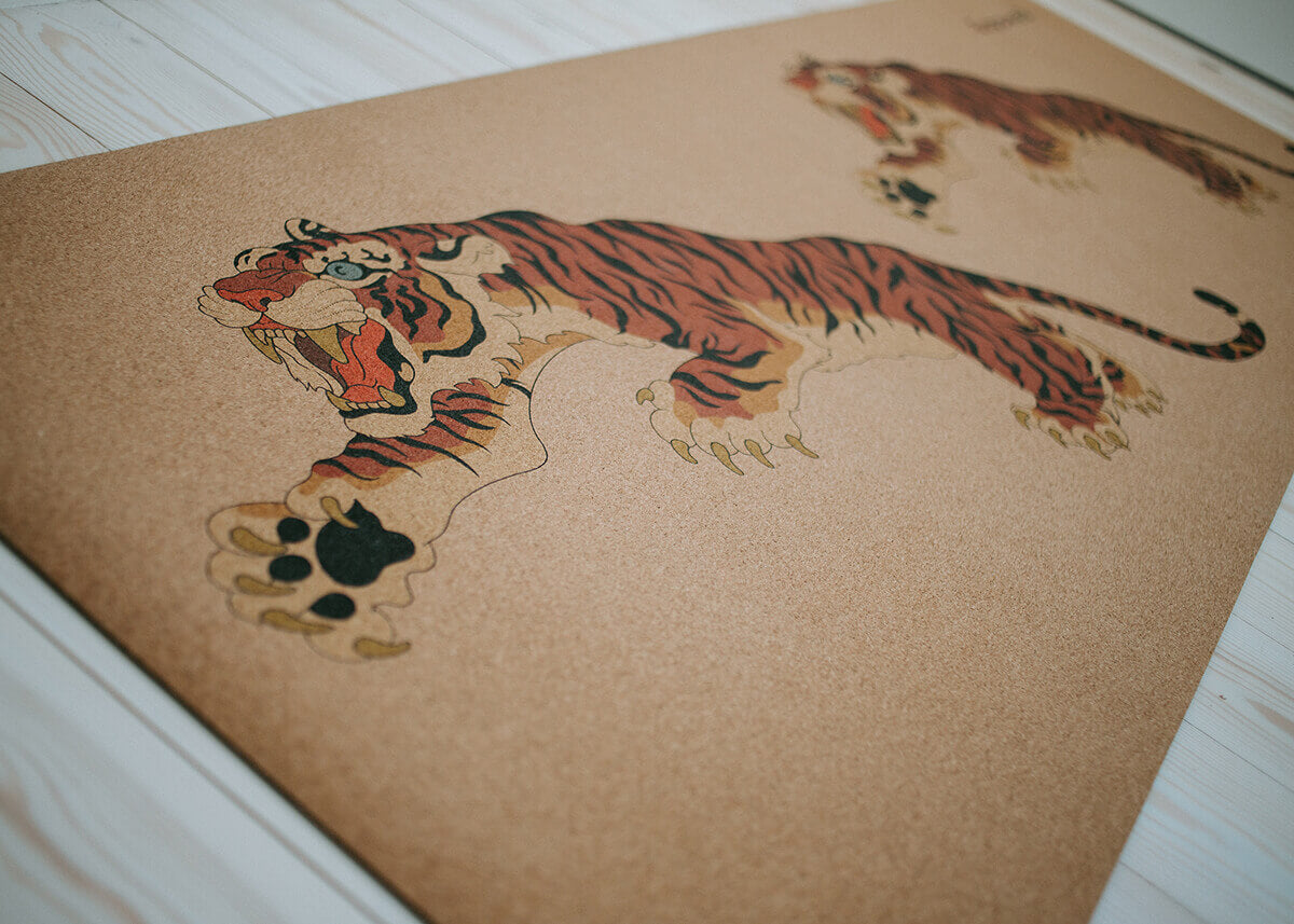 Eco Cork Yoga Mat – Two Tigers