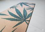 Eco Cork Yoga Mat – Hemp Leaf