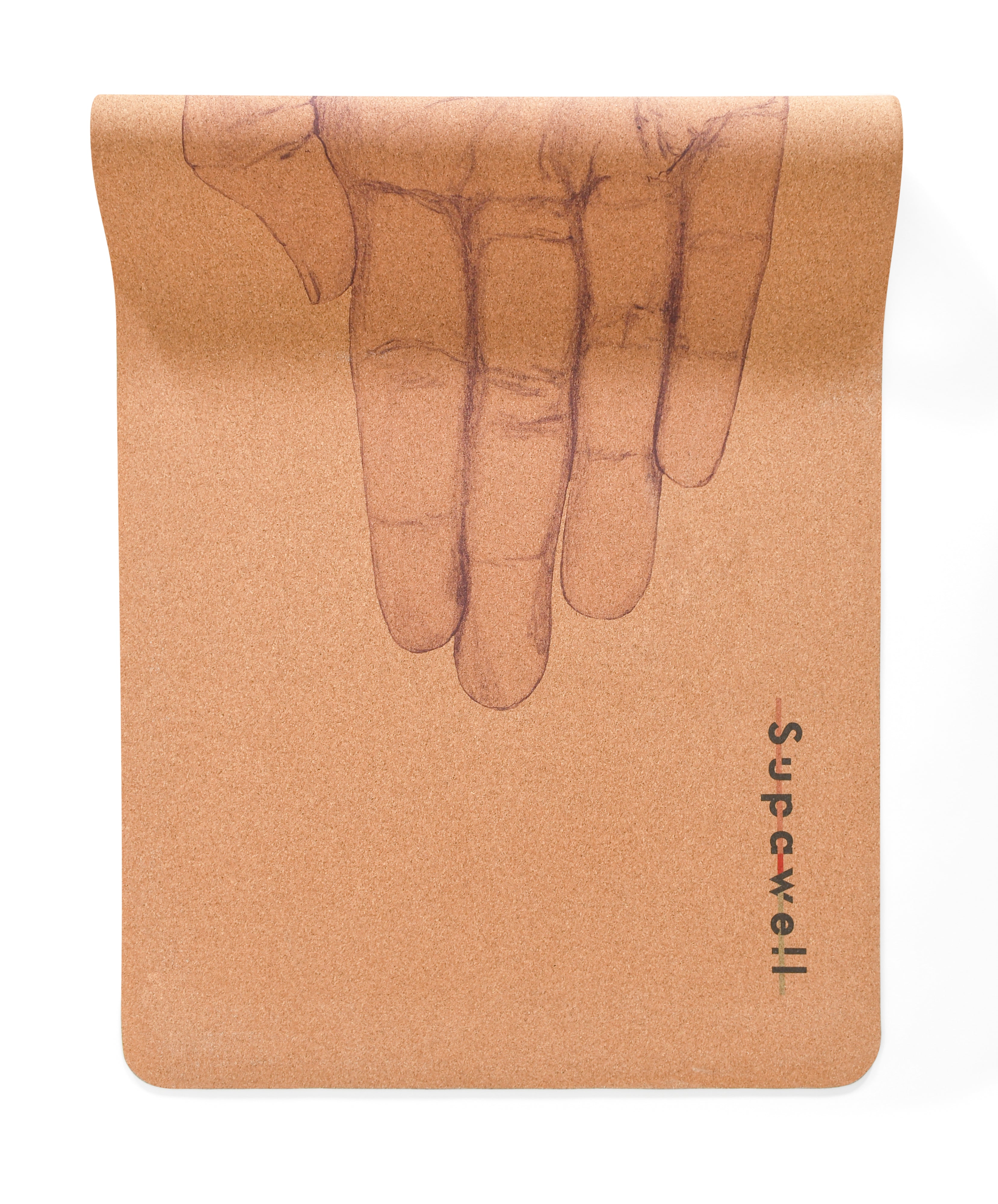 Eco Cork Yoga Mat - Hand