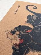 Supawell Eco Cork Yoga Mat Black Panther