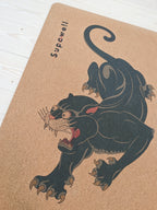 Supawell Eco Cork Yoga Mat Black Panther