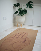 Eco Cork Yoga Mat - Hand