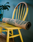 Supawell Eco Cork Yoga Mat Monstera