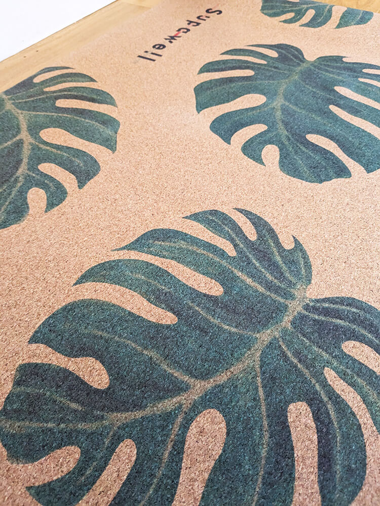 Eco Cork Yoga Mat – Monstera