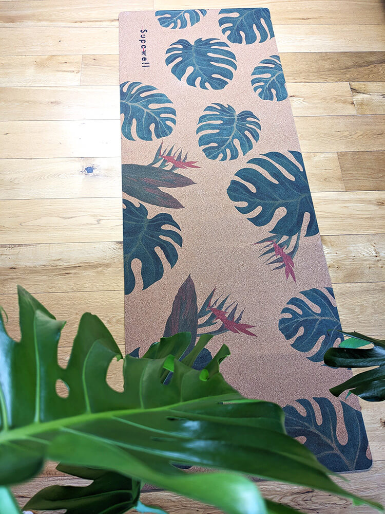 Eco Cork Yoga Mat – Monstera