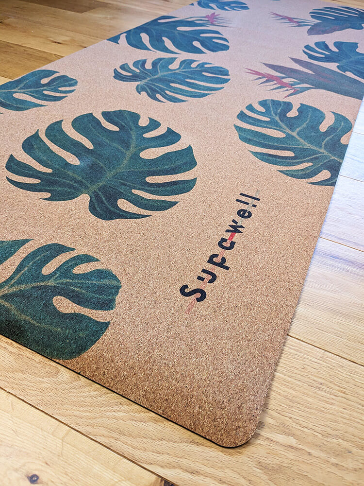Eco Cork Yoga Mat – Monstera