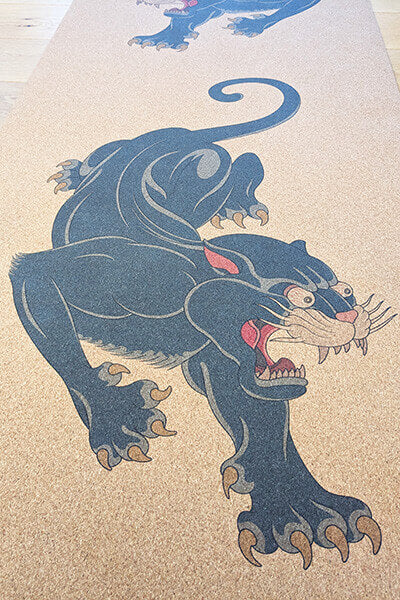 Eco Cork Yoga Mat – Black Panther